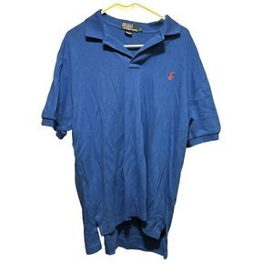 Men’s Polo by Ralph Lauren Blue Shirt Collar Size Large